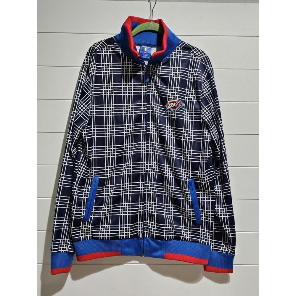 Vintage UNK NBA Blue Label Oklahoma City Thunder Track Jacket Men Medium